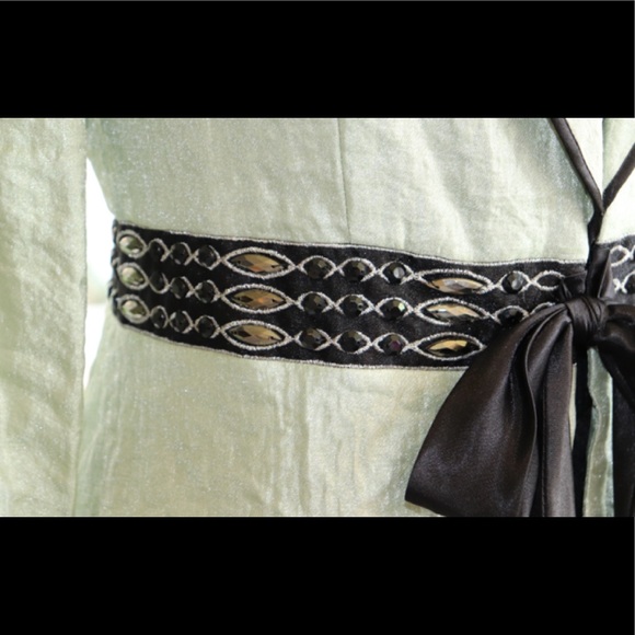 EXPO NEW YORK MINT GREEN JACKET AND SLEEVELESS TOP - Picture 2 of 10